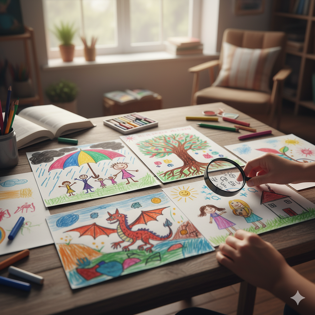 Understanding Symbols and Patterns in Children's Artwork